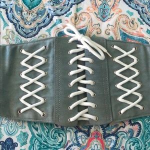 Denim Corset
